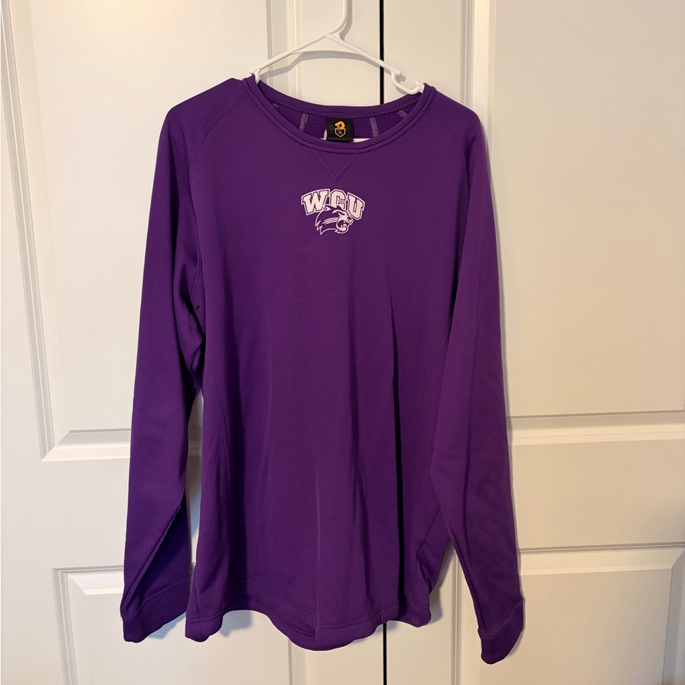 Purple Western Carolina University Long Sleeve Men's Shirt